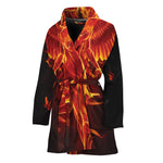 Phoenix Angel Print Women's Bathrobe
