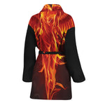 Phoenix Angel Print Women's Bathrobe