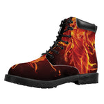 Phoenix Angel Print Work Boots