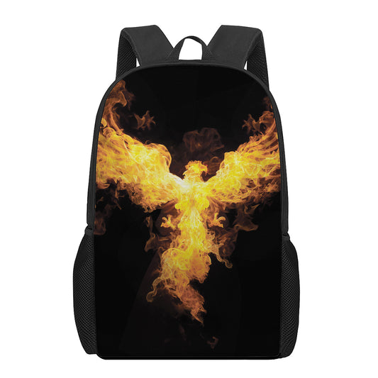 Phoenix Firebird Print 17 Inch Backpack