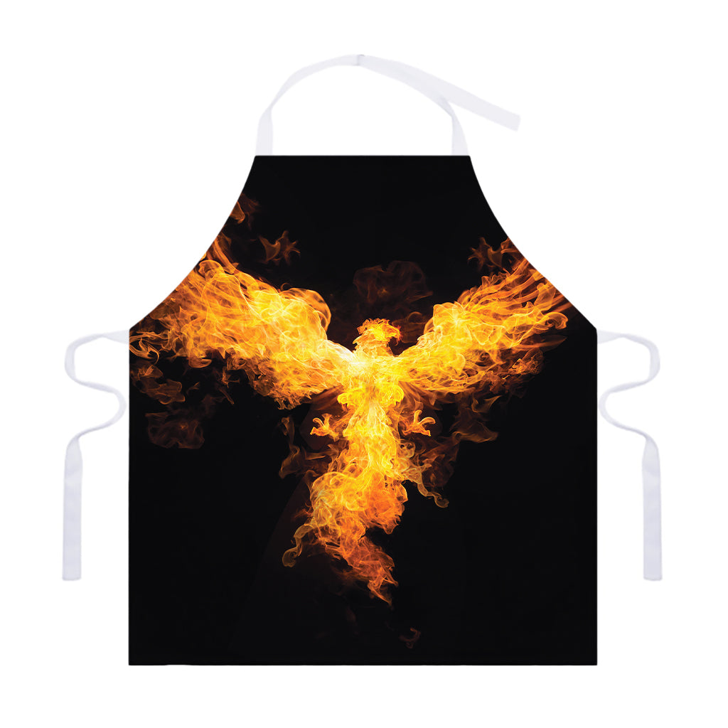 Phoenix Firebird Print Adjustable Apron