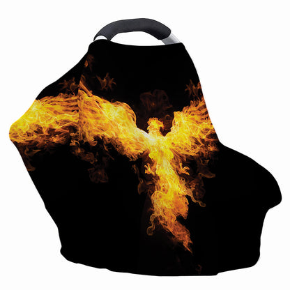 Phoenix Firebird Print Baby Seat Cover