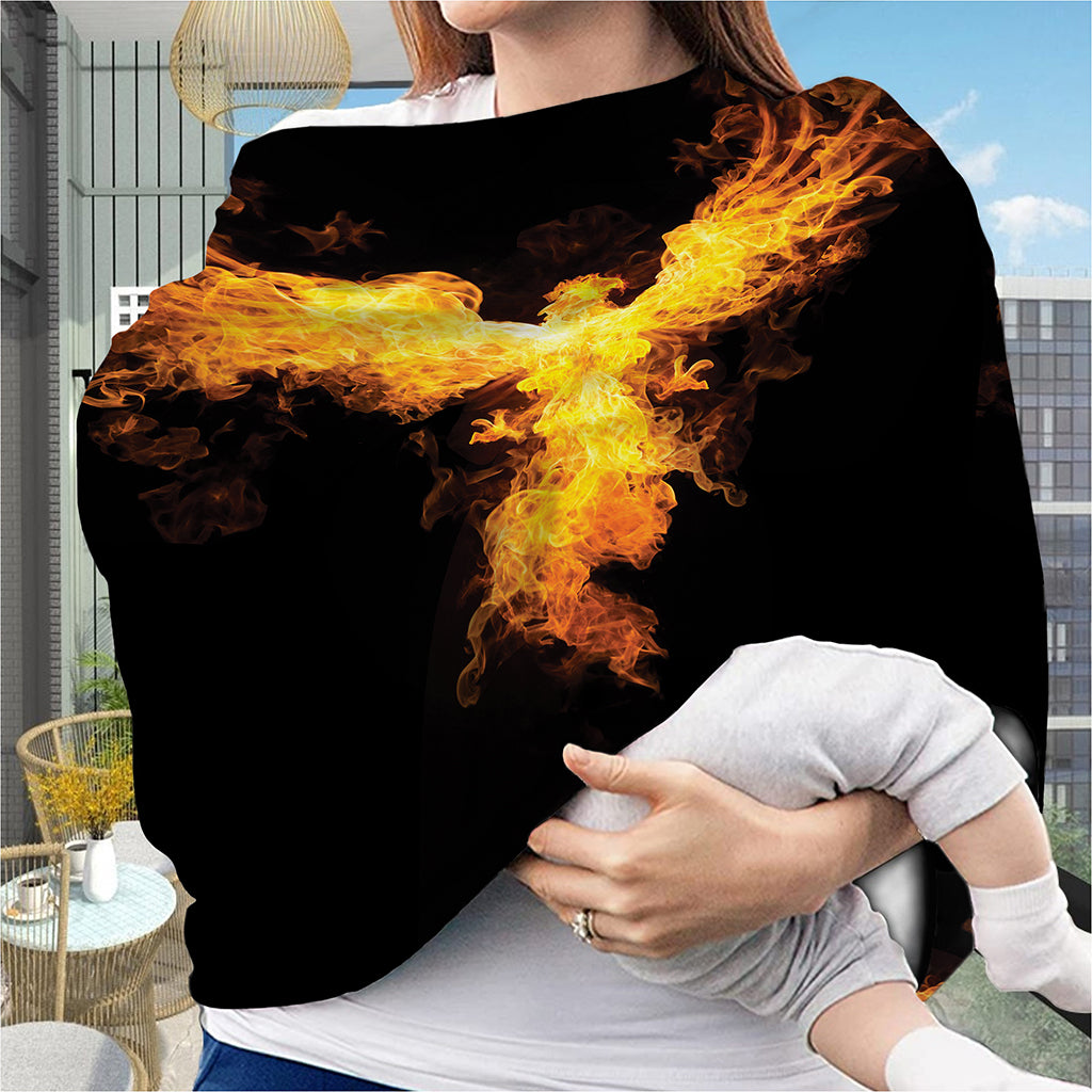Phoenix Firebird Print Baby Seat Cover