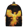 Phoenix Firebird Print School Backpack