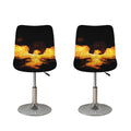 Phoenix Firebird Print Bar Stool Covers