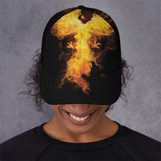 Phoenix Firebird Print Baseball Cap