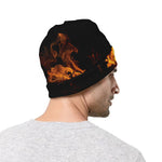 Phoenix Firebird Print Beanie