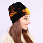 Phoenix Firebird Print Beanie