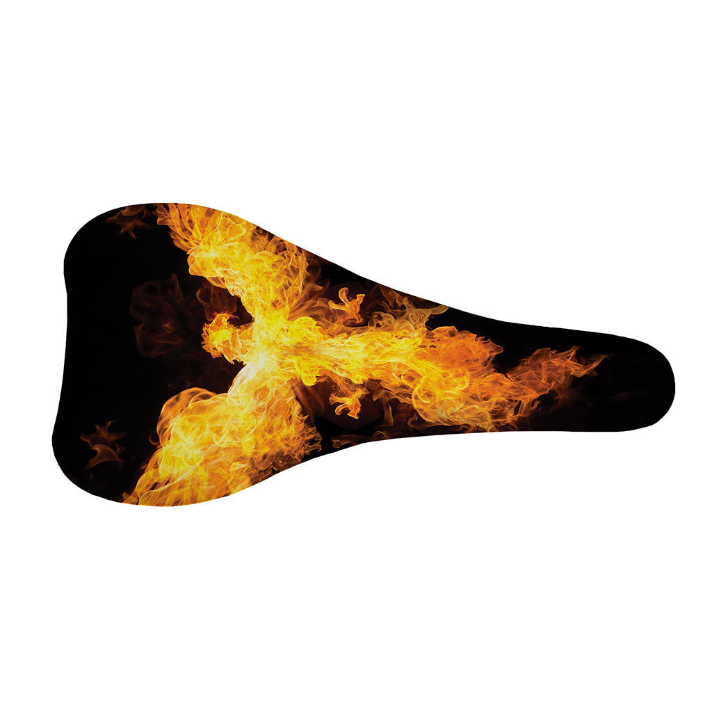 Phoenix Firebird Print Bicycle Seat Cover