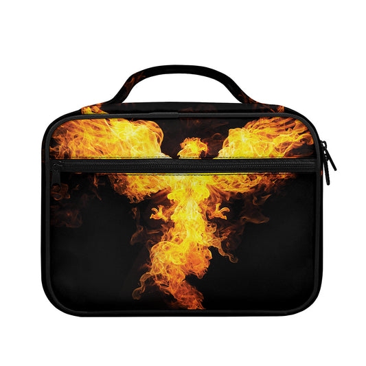 Phoenix Firebird Print Briefcase Bible Bag