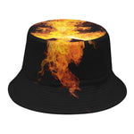 Phoenix Firebird Print Bucket Hat