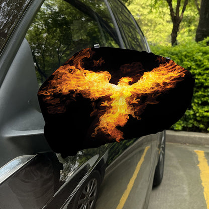 Phoenix Firebird Print Car Side Mirror Covers