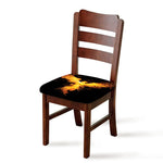 Phoenix Firebird Print Chair Cushion Cover