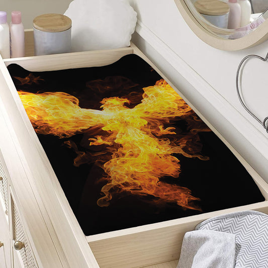 Phoenix Firebird Print Changing Pad Cover