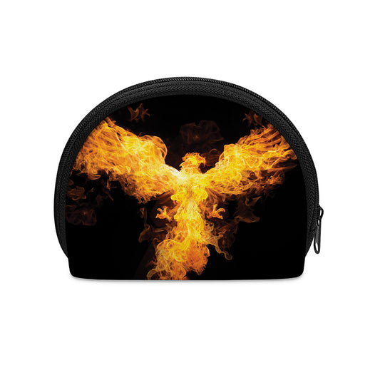 Phoenix Firebird Print Coin Purse