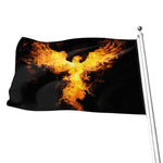 Phoenix Firebird Print Flag