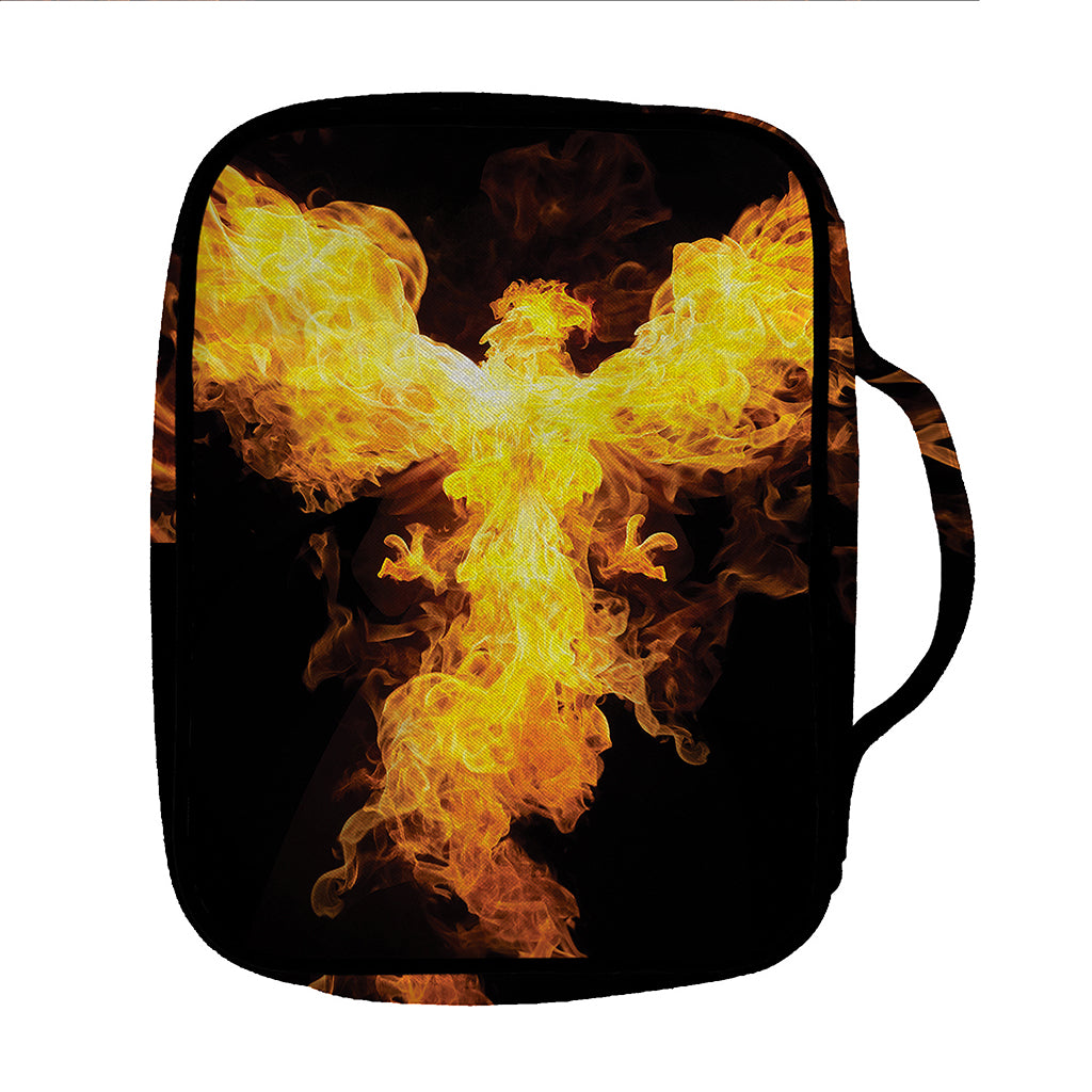 Phoenix Firebird Print Front Pocket Bible Bag