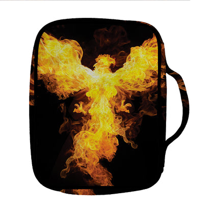 Phoenix Firebird Print Front Pocket Bible Bag