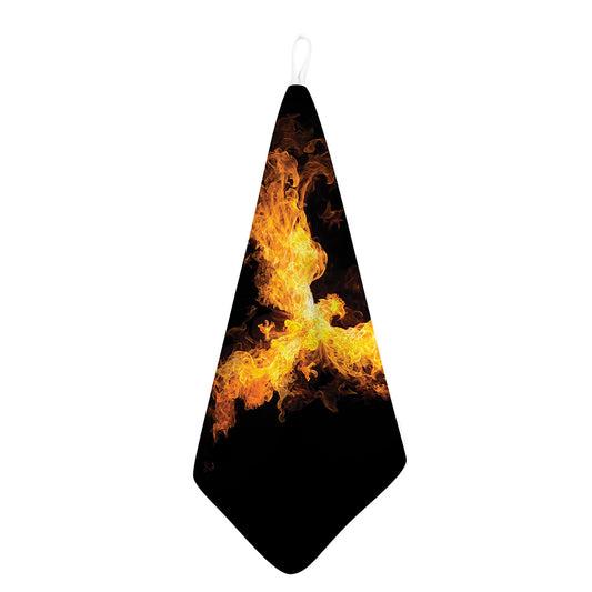 Phoenix Firebird Print Hand Towel