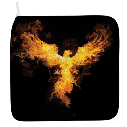 Phoenix Firebird Print Hand Towel