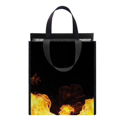 Phoenix Firebird Print Insulated Lunch Tote