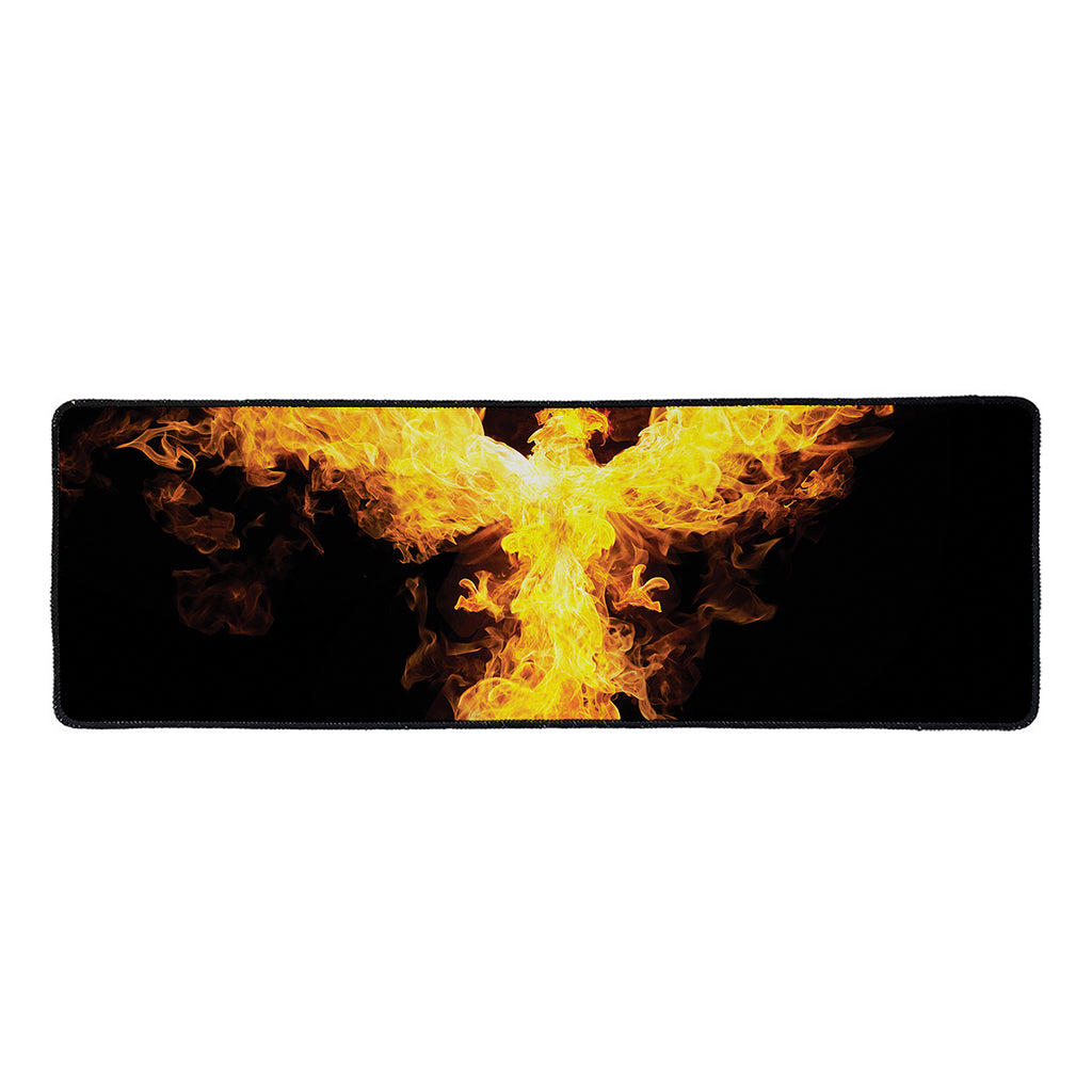Phoenix Firebird Print Long Kitchen Mat