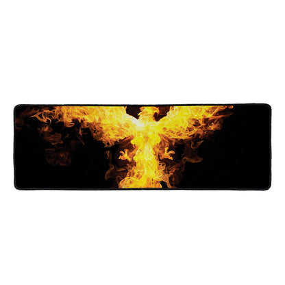 Phoenix Firebird Print Long Kitchen Mat