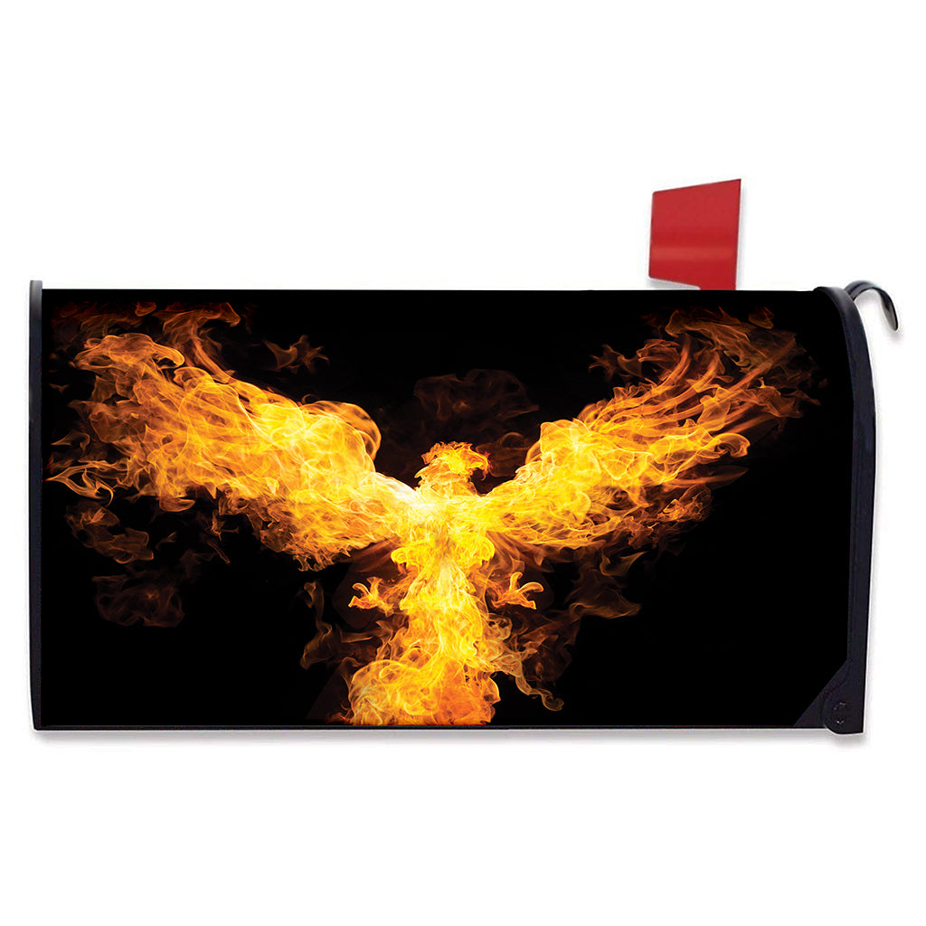 Phoenix Firebird Print Mailbox Cover