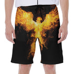 Phoenix Firebird Print Men's Beach Shorts
