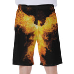 Phoenix Firebird Print Men's Beach Shorts