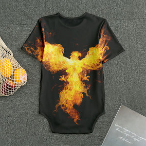 Phoenix Firebird Print Men's Bodysuit