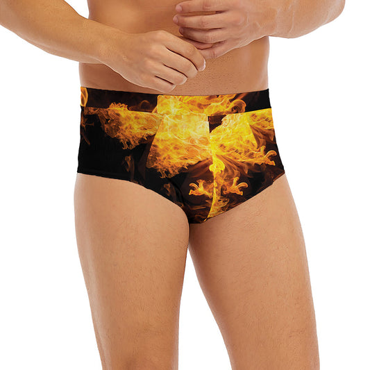 Phoenix Firebird Print Men's Briefs