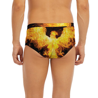 Phoenix Firebird Print Men's Briefs