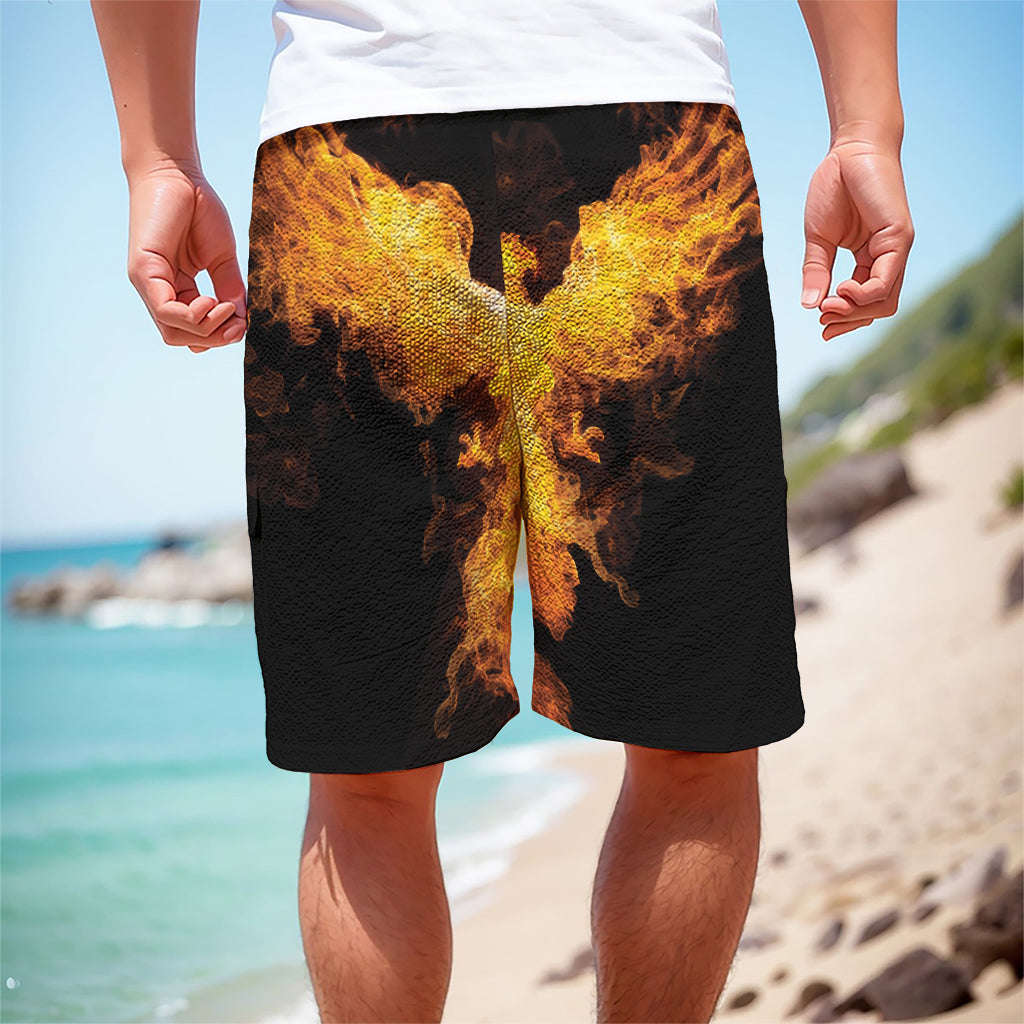 Phoenix Firebird Print Men's Cargo Shorts