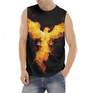 Phoenix Firebird Print Men's Fitness Tank Top