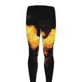Phoenix Firebird Print Men's Leggings