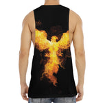 Phoenix Firebird Print Men's Muscle Tank Top