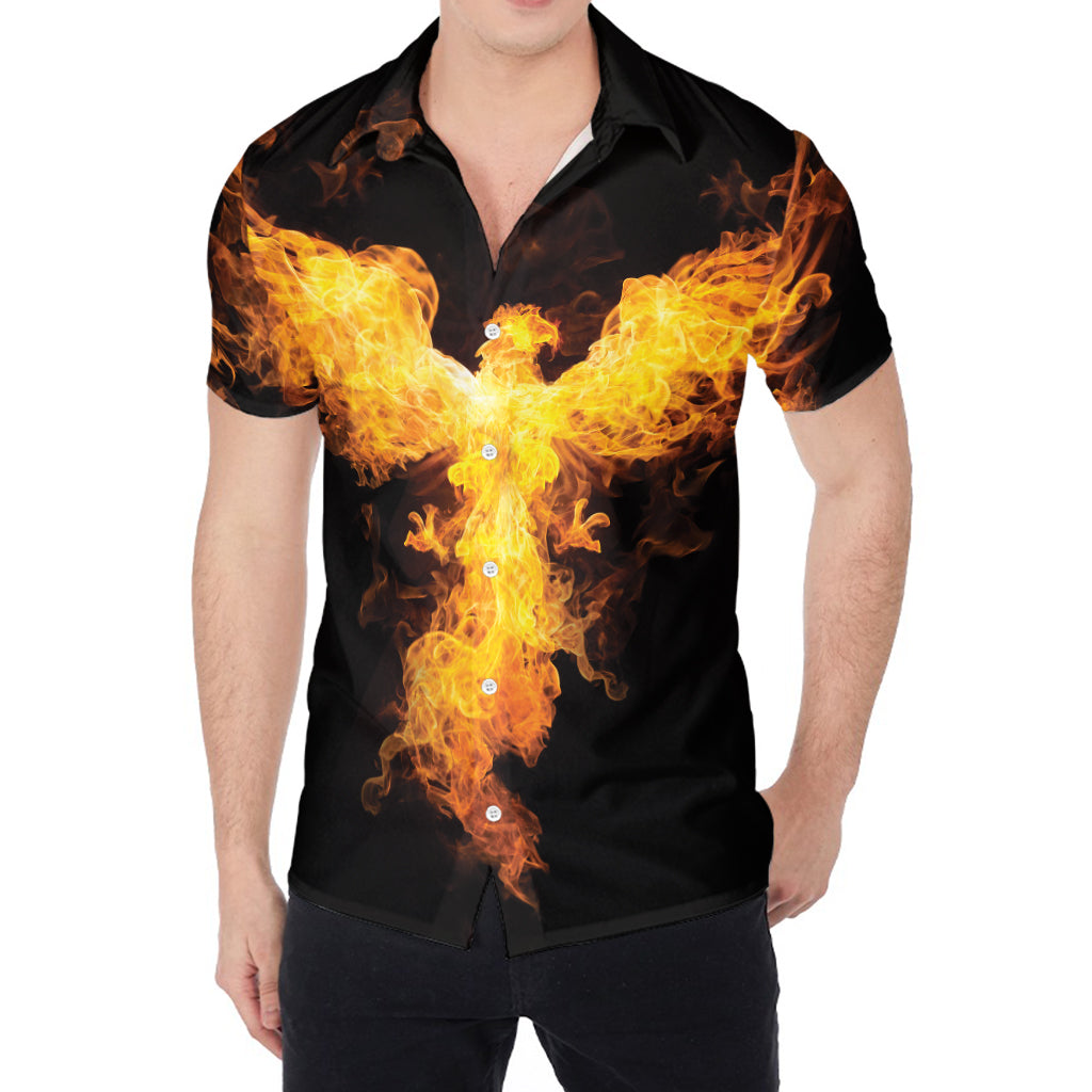 Phoenix Firebird Print Men's Shirt