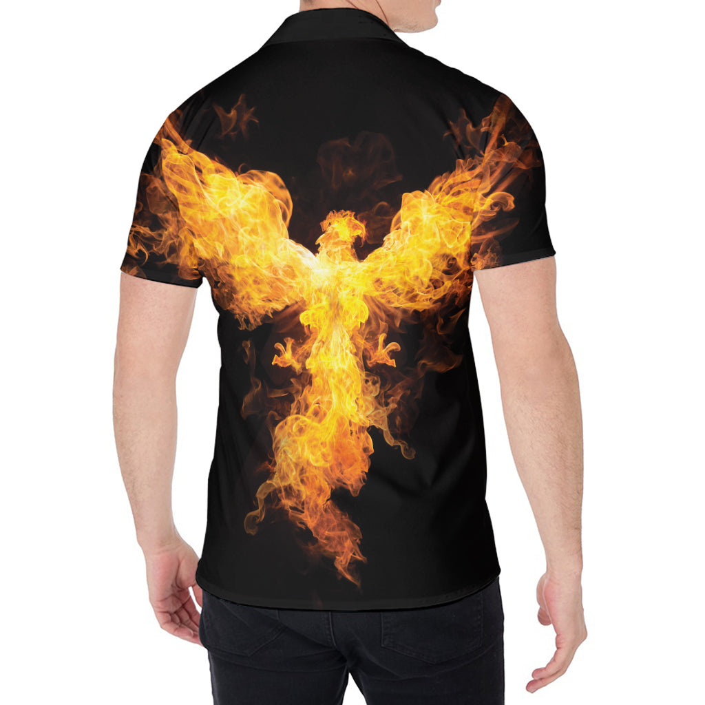 Phoenix Firebird Print Men's Shirt