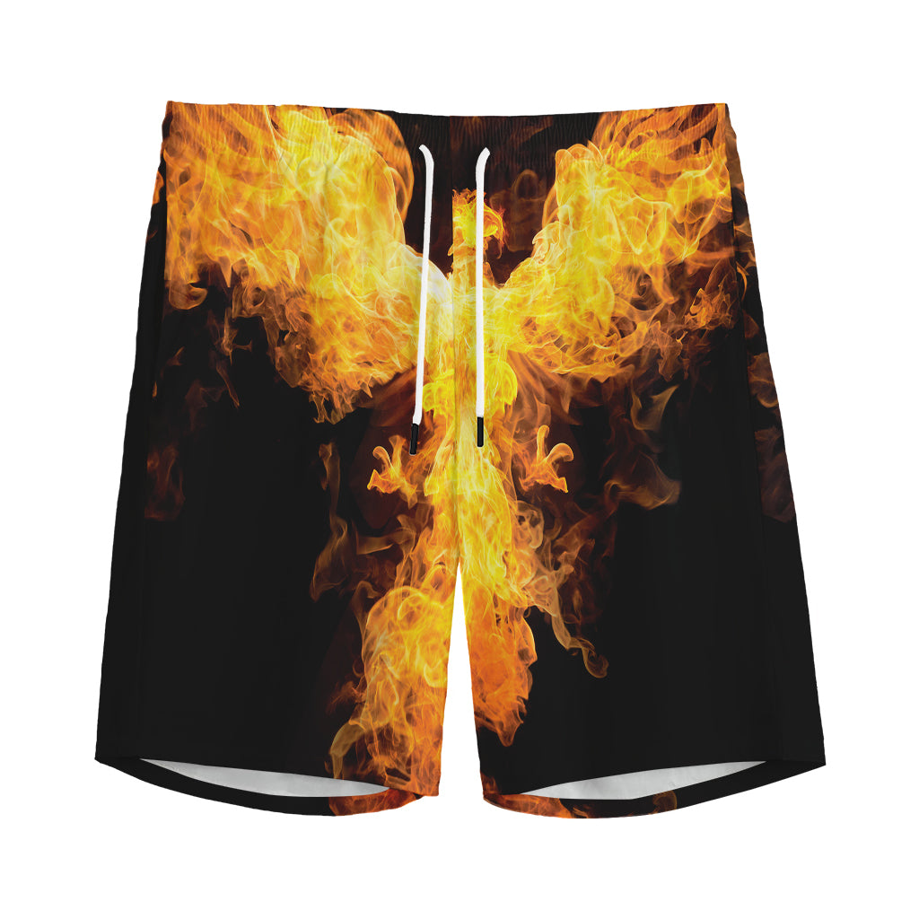 Phoenix Firebird Print Men's Sports Shorts