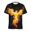 Phoenix Firebird Print Men's Sports T-Shirt