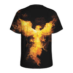 Phoenix Firebird Print Men's Sports T-Shirt