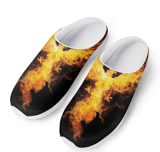 Phoenix Firebird Print Mesh Casual Shoes