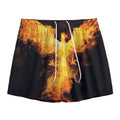 Phoenix Firebird Print Mesh Shorts