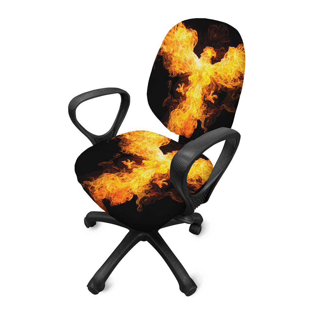 Phoenix Firebird Print Office Chair Cover