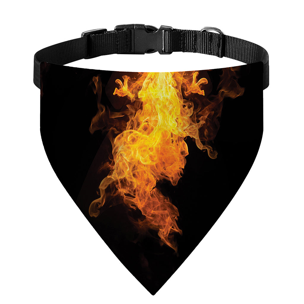 Phoenix Firebird Print Over The Collar Dog Bandana