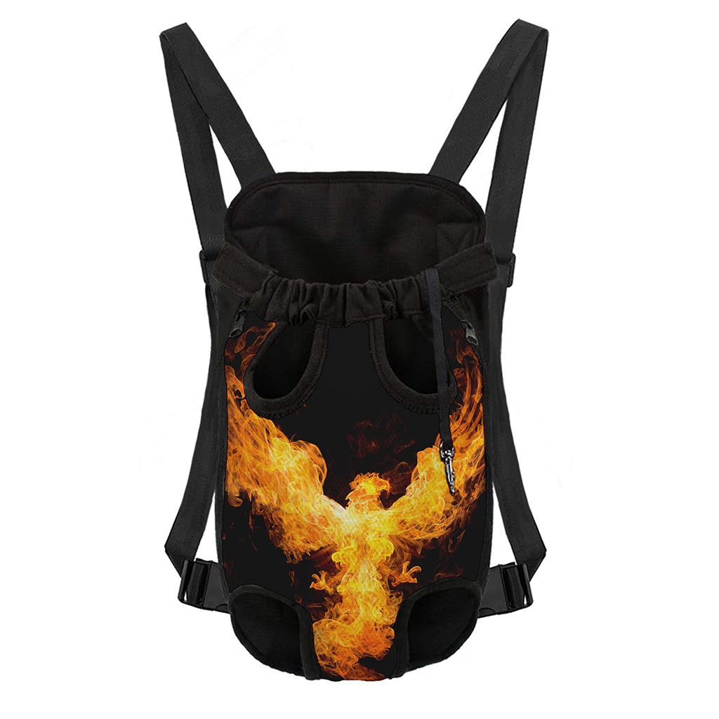 Phoenix Firebird Print Pet Carrier Backpack