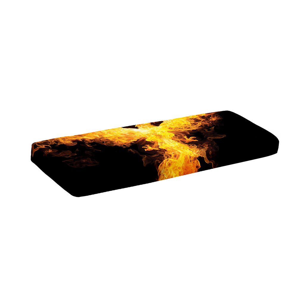 Phoenix Firebird Print Piano Keyboard Cover