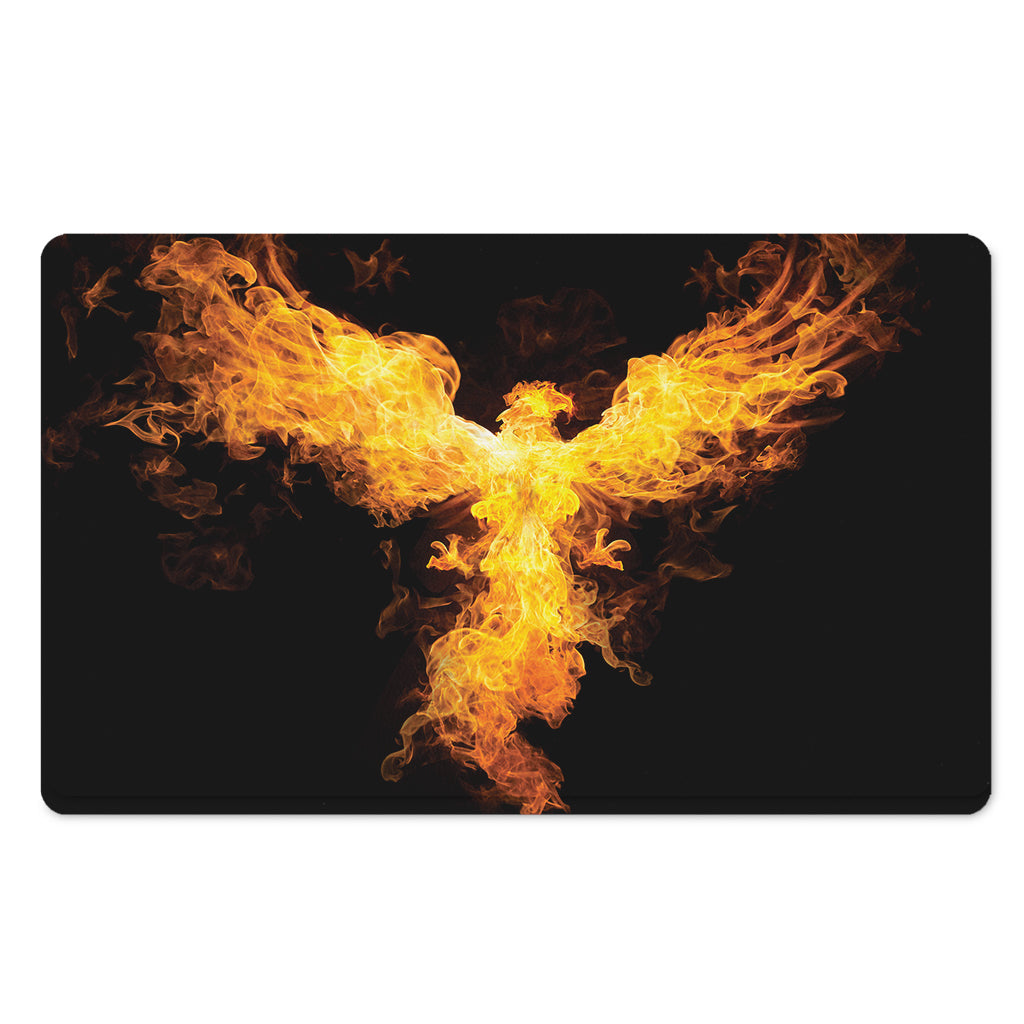 Phoenix Firebird Print Polyester Doormat