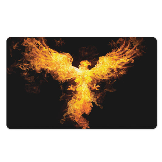 Phoenix Firebird Print Polyester Doormat